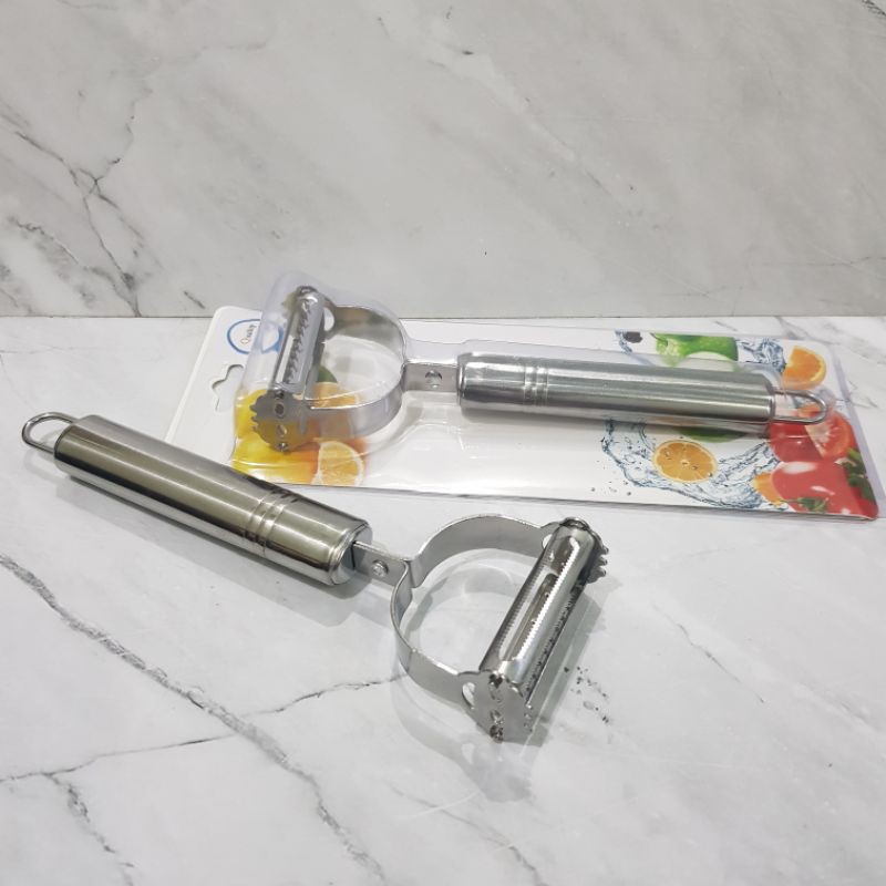 parutan keju gondrong sebaguna peeler buah cheese greater stainless steel