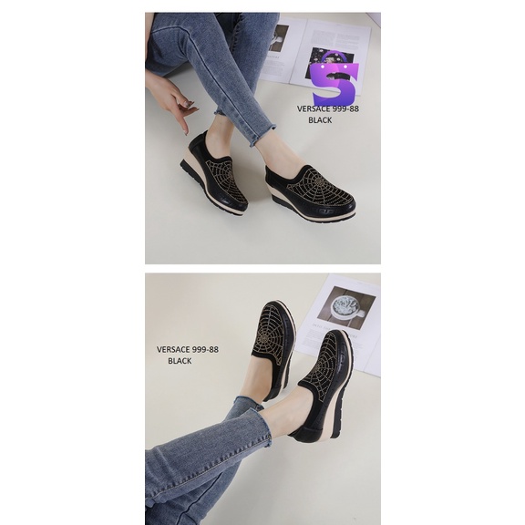 SEPATU WANITA WEDGES SHOES 999-88