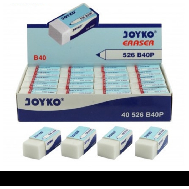 

Penghapus / Stip Joyko 526 B40P Putih Kecil