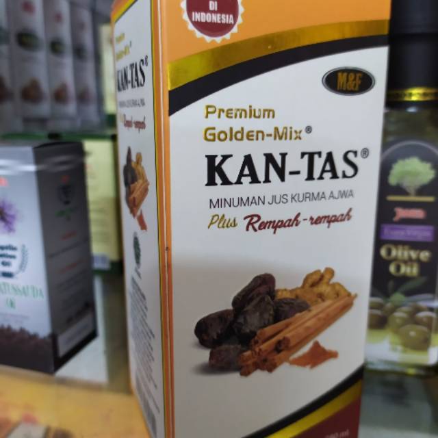 

Golden Mix KANTAS Jus Kurma Ajwa KAN-TAS Kanker Tuntas