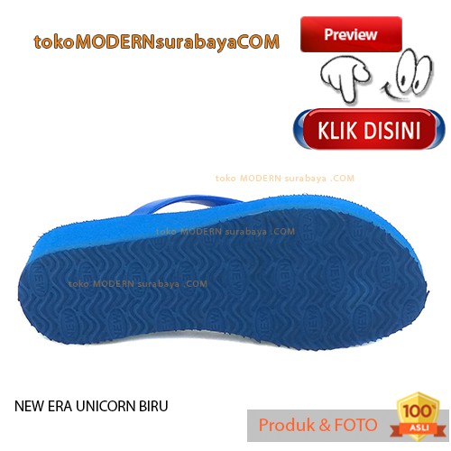 Sandal Anak Perempuan Jepit NEW ERA UNICORN BIRU casual Flip Flop Ringan