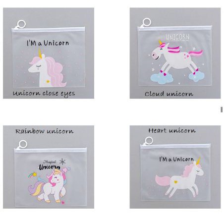 

Tempat Pensil Gambar Unicorn Lucu / Pouch Kosmetik Unicorn