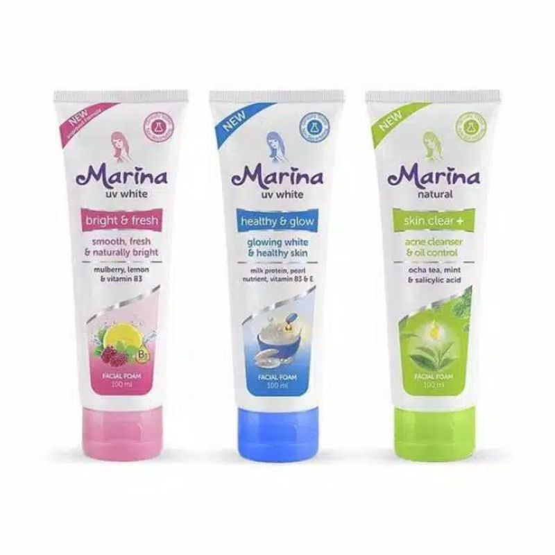 Marina Facial Foam UV White 100 ml