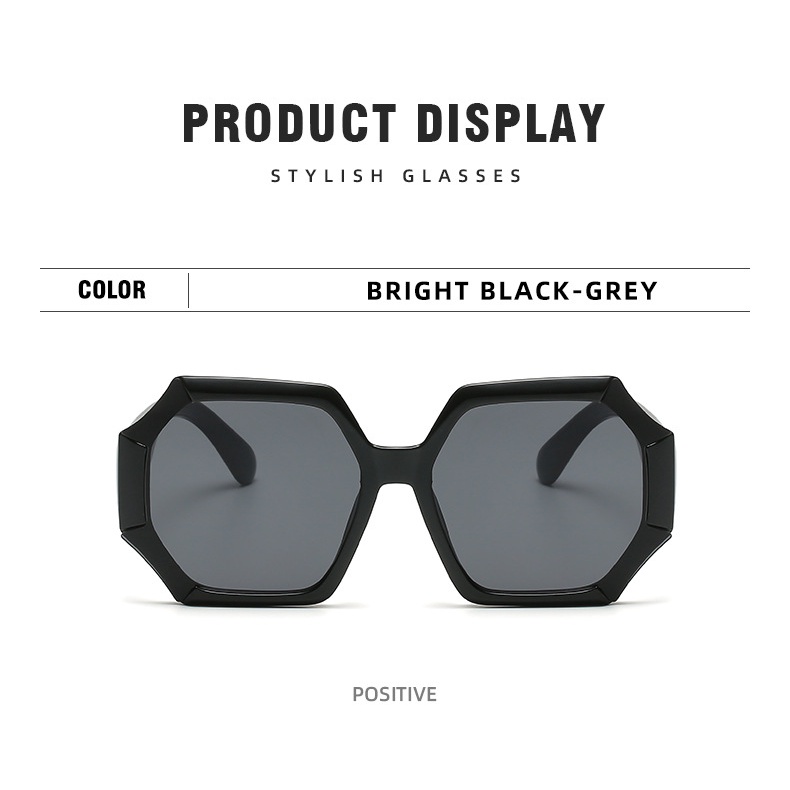 2022 Kacamata Hitam Wanita Frame Besar Gaya Eropa / Amerika