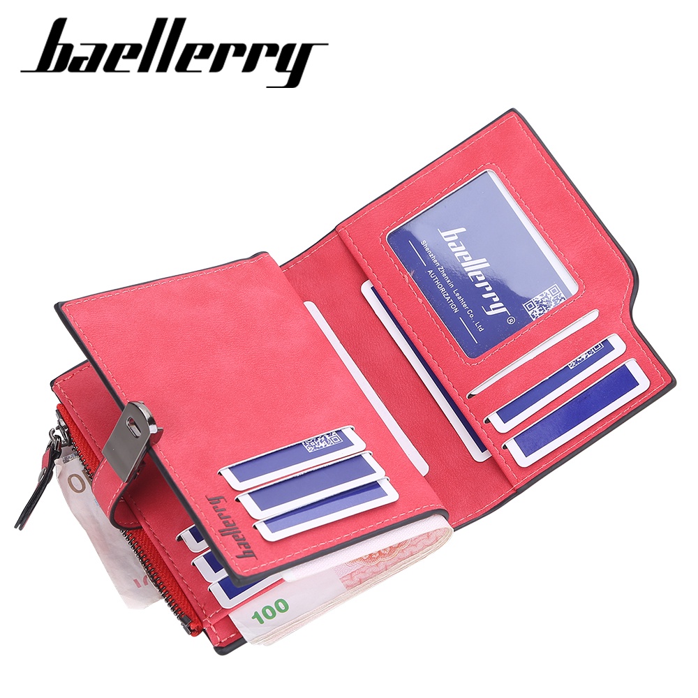 BAELLERRY N2358 Dompet Wanita Kecil Bahan Kulit PU Leather Premium WATCHKITE WKOS