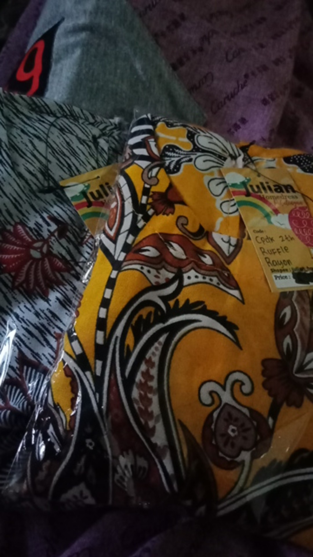 ❤ Cod ❤ Setelan Setcel Anak Perempuan Cewek Rayon Adem Harian Santai Batik Pekalongan Murah 2 Tahun