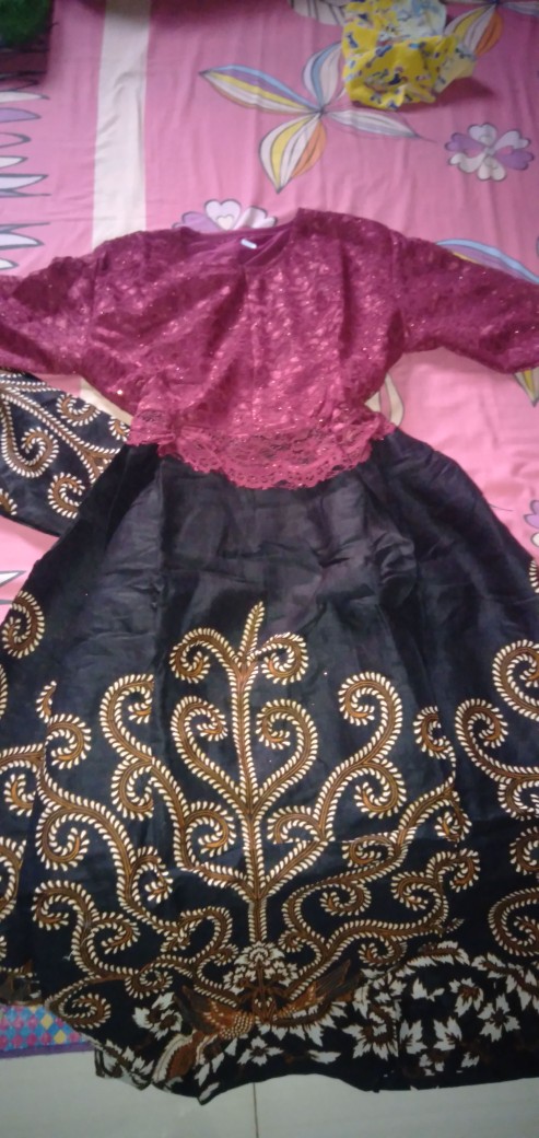 Maura Couple - Sania Ruffle Batik Couple Ori Ndoro Jowi Dnt Garansi Termurah Shopee - Kebaya Couple