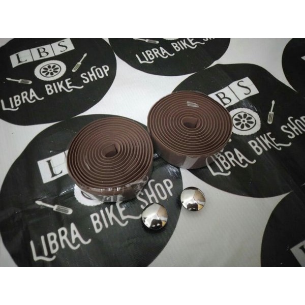 BARTAPE VELO COKLAT VINTAGE NON DUS l HANDPAD VELO l HANDGRIP VELO l COVER STANG l FIXIE l ROADBIKE