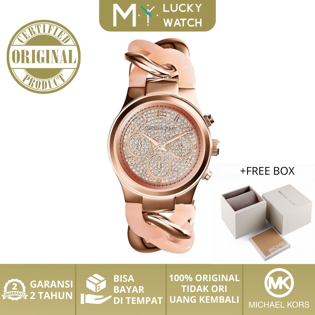 [ ORIGINAL - GARANSI ] MICHAEL KORS MK 4283 JAM TANGAN WANITA JAM TANGAN MICHAEL KORS K RUNWAY M4283