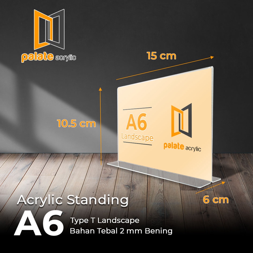 

ACRYLIC A6 TYPE T LANDSCAPE / AKRILIK A6 T LANDSCAPE