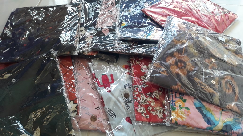 Set Batik Bangau Cotton Stretch Xl Dan Xxl