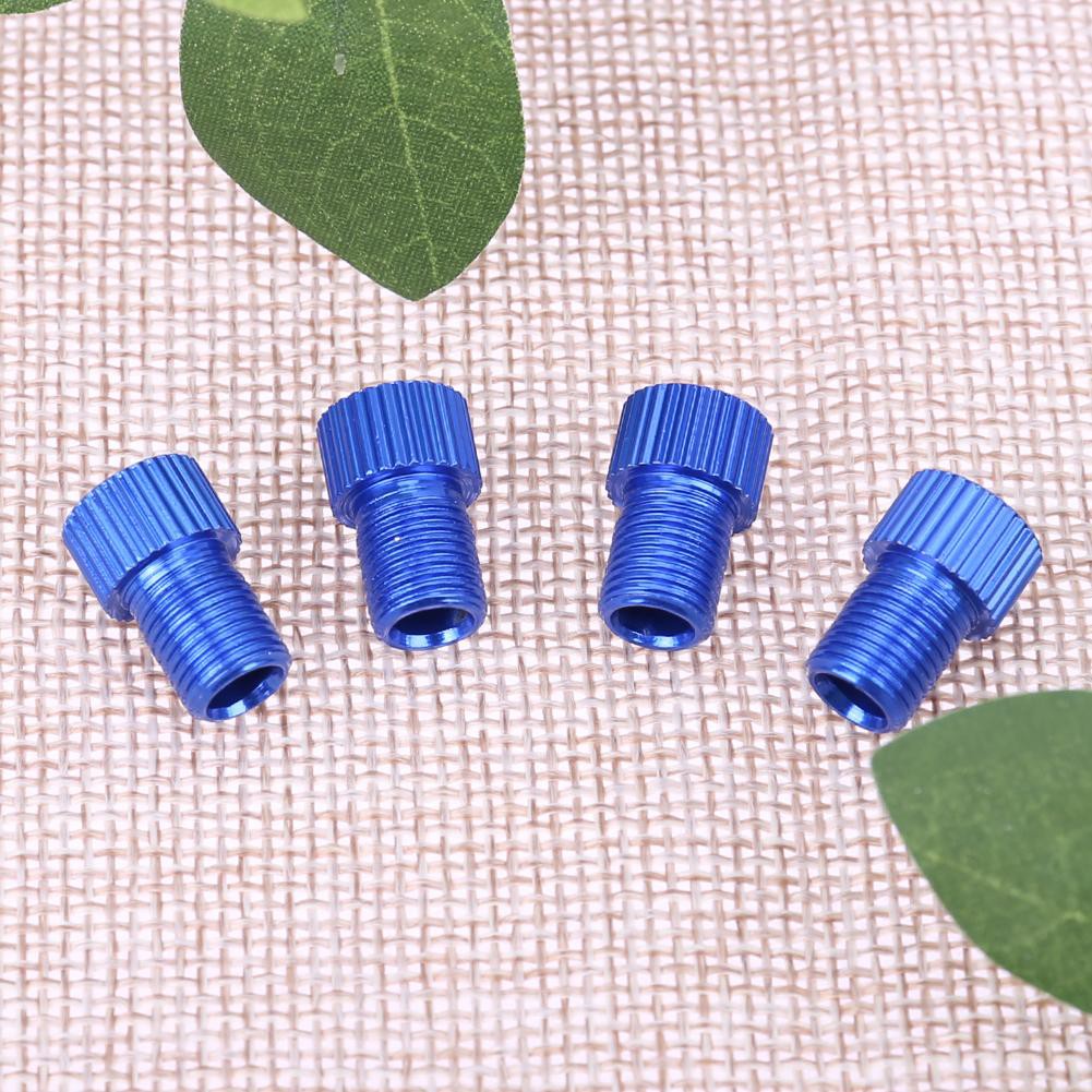 MOJITO LitterPrince 4pcs Presta to Shrader Bicycle Road Bike Valve Adapters Converters