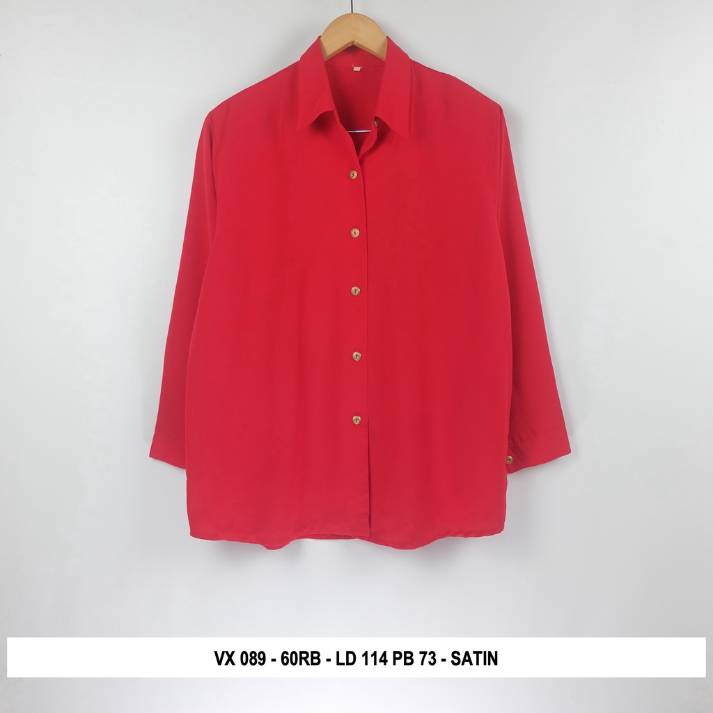 Thrift Blouse Vintage | Kode V3-VX 089