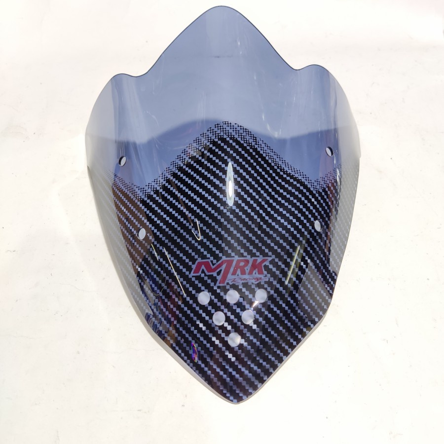 VISOR NINJA 150 R KARBON CARBON WINDSHIELD KACA NINJA 150 R