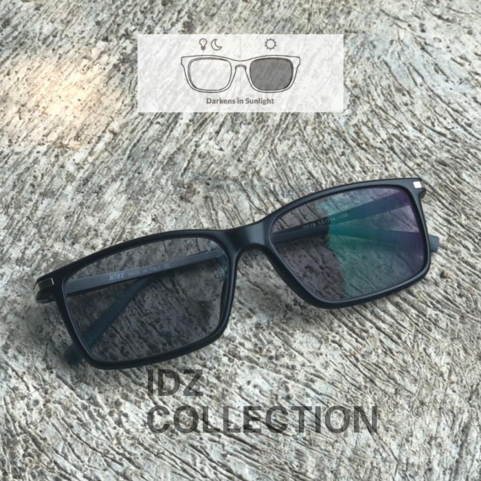 Frame Kacamata Photoromic Nike 0528 - Bisa Lensa Minus - Normal Photocro New