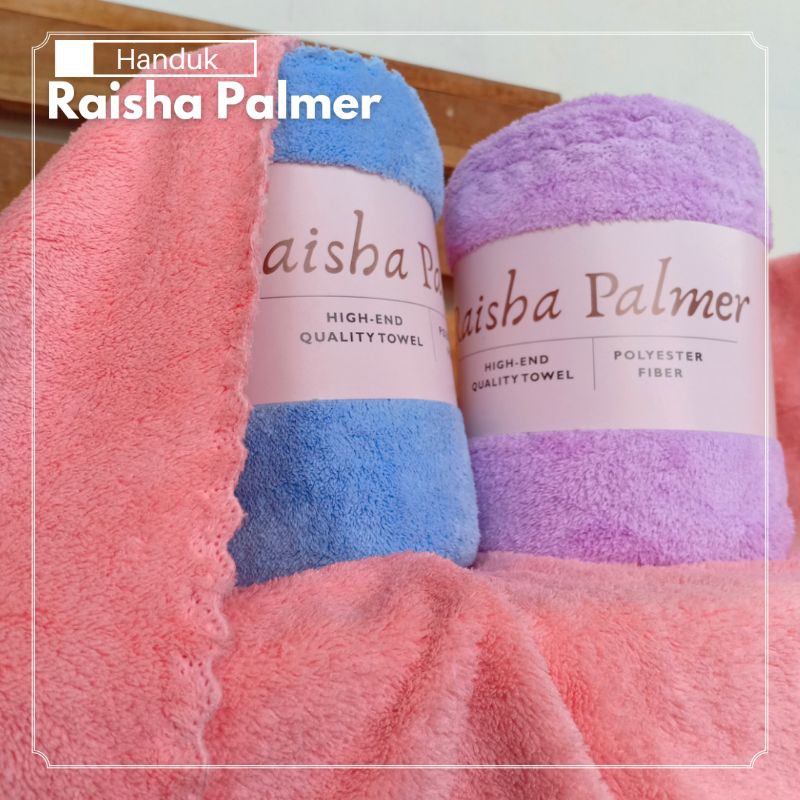 PROMO!!! HANDUK RAISHA PALMER /JOY NATURAL POLOS(Jenis handuk quick dry)_Bisa untuk Handuk Bayi