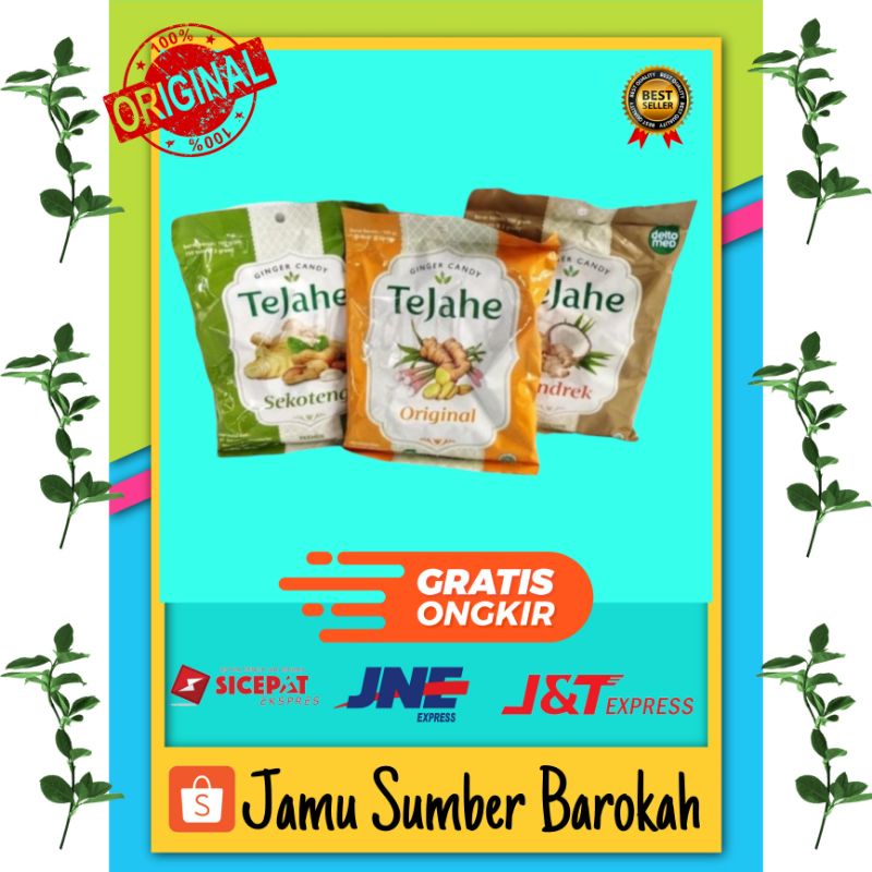 

Permen Tejahe Bag Rasa Original / Bandrek / Sekoteng isi 50 butir