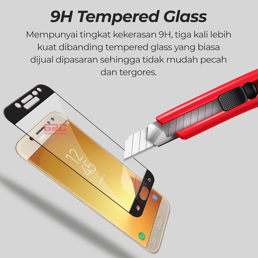 Tempered Glass SAMSUNG Galaxy J5 Pro 2017 HOGO Full Cover Anti Gores