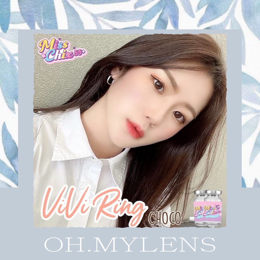 Softlens Minus Normal Beda Minus VIVI RING CHOCO | Soflens Mines Warna Natural | Soflen Mata Minus M