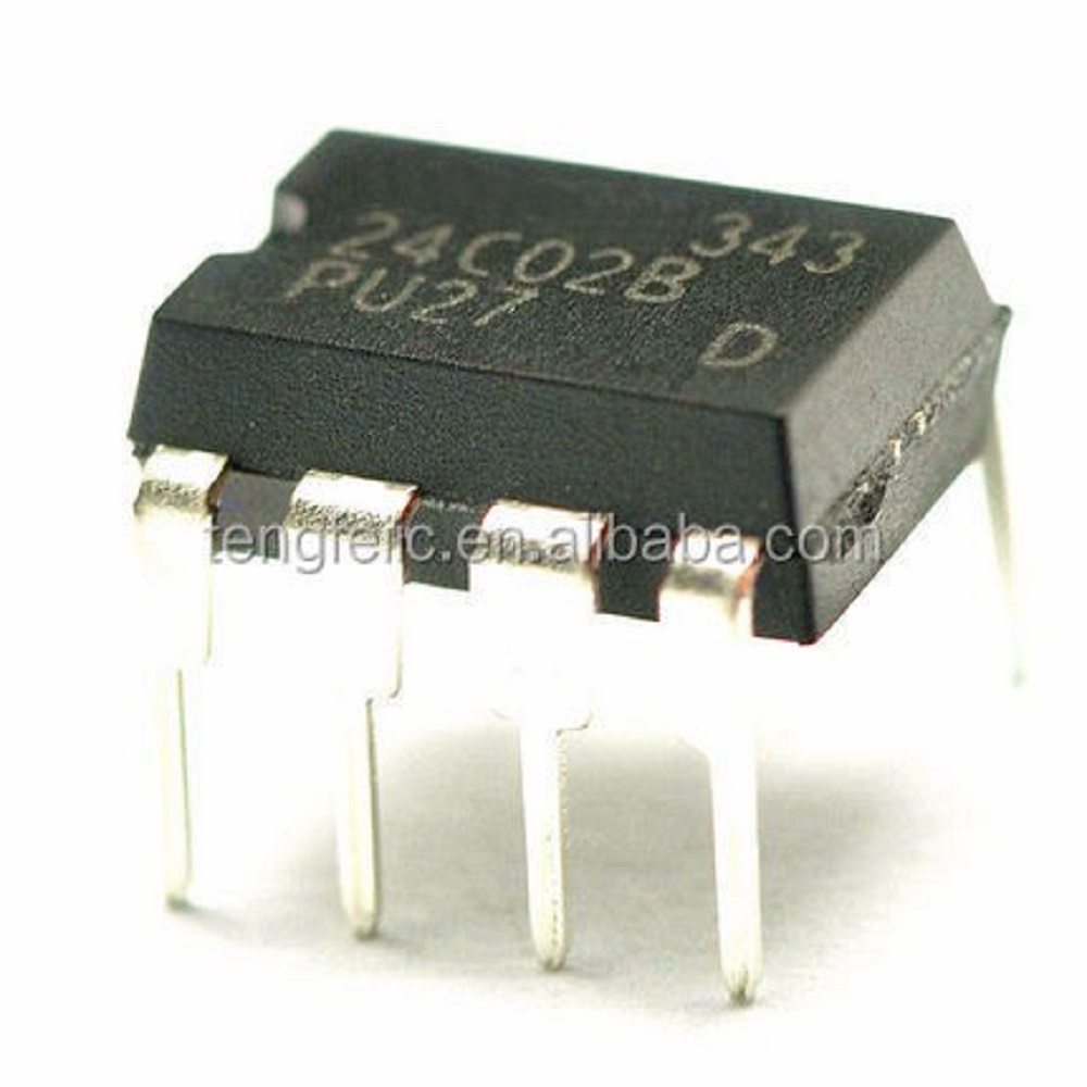 Jual IC EEPROM AT24C02 24C02 DIP DIP8 Atmel 24c02 Chip memory | Shopee ...