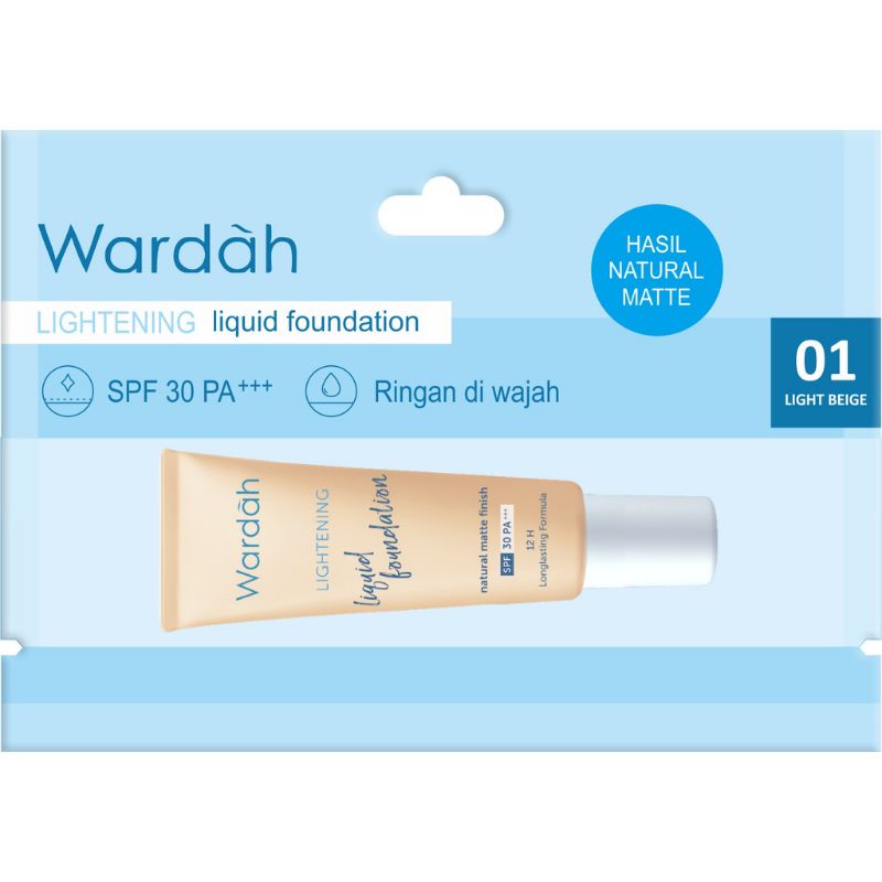 WARDAH LIGHTENING LIQUID FOUNDATION 9 ml / 25 ml