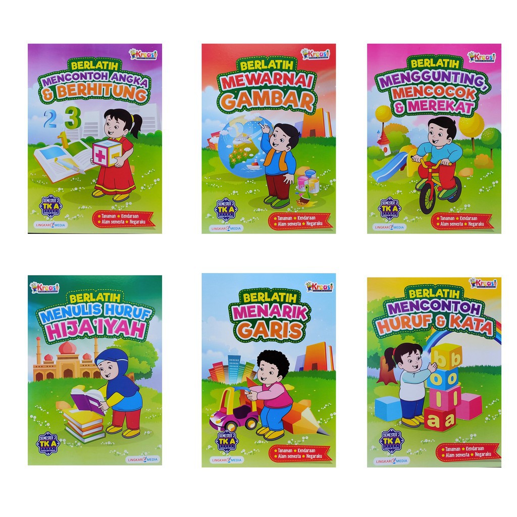 BUKU ANAK - BUKU TK - KREATIF BERPRESTASI TK A SEMESTER 2