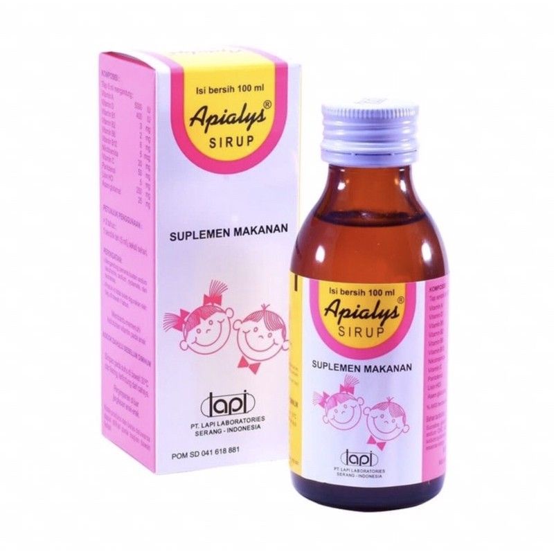 Apialys Sirup / Vitamin Penambah Nafsu Makan / Vitamin Anak