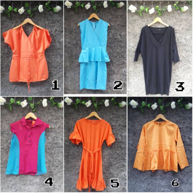 Preloved baju atasan wanita murah reject pabrik