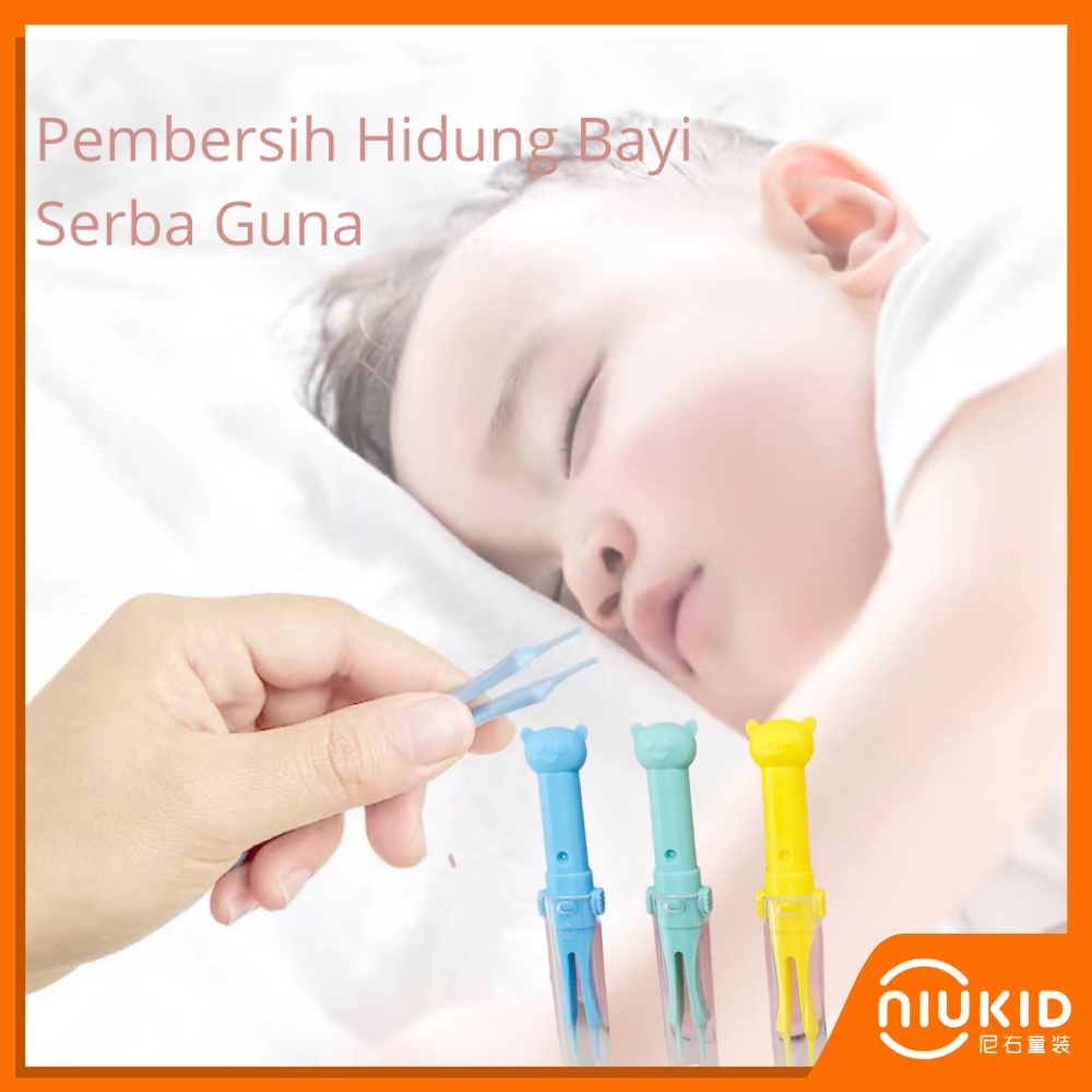 NIUKID BABY NOSE PICKER JEPITAN PEMBERSIH HIDUNG PENGAMBILAN UPIL BAYI