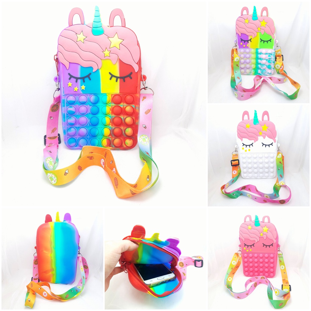 Tas Pop It Anak Tas Slempang Pop It Anak