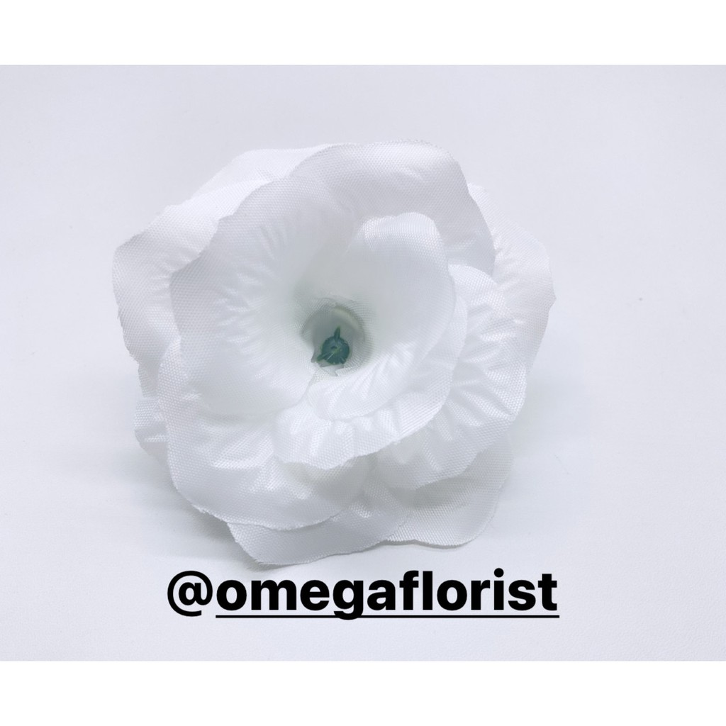Kuntum Bunga Artificial Bunga Artificial/Bunga Plastik/Bunga Dekorasi/Dekorasi Pernikahan/Pernikahan-Putih Bersih