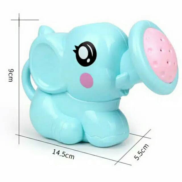 DC141 Mainan Sprinkle Anak Bayi Pantai Mandi Bentuk Gajah Lucu-1