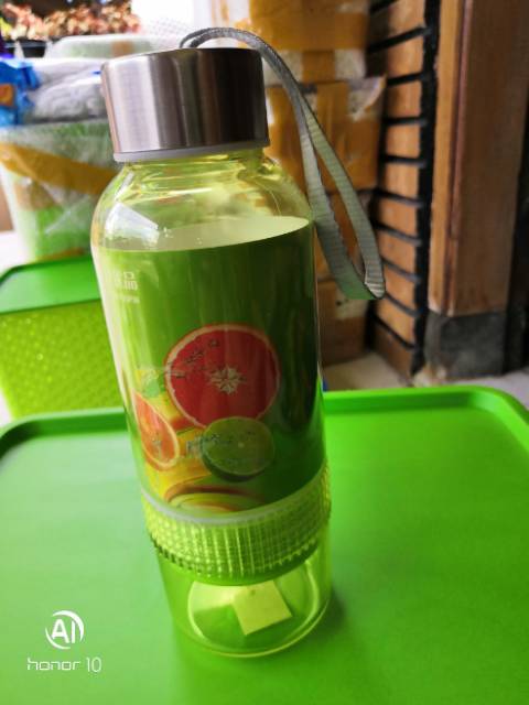 Citrus limon infuse water bottle botol juicer praktis