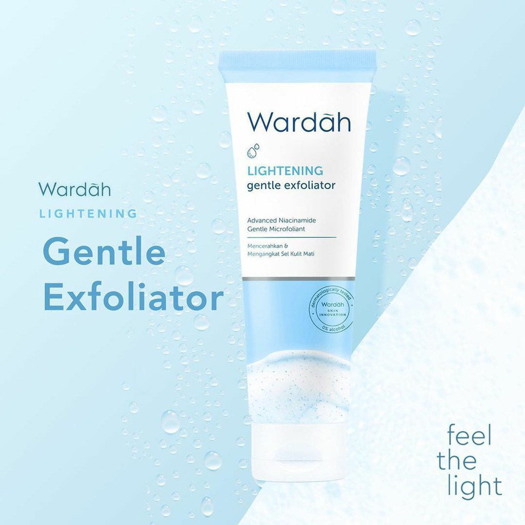 Wardah Lightening Series New Packaging Exfoliator Scrub 50ml BY AILIN