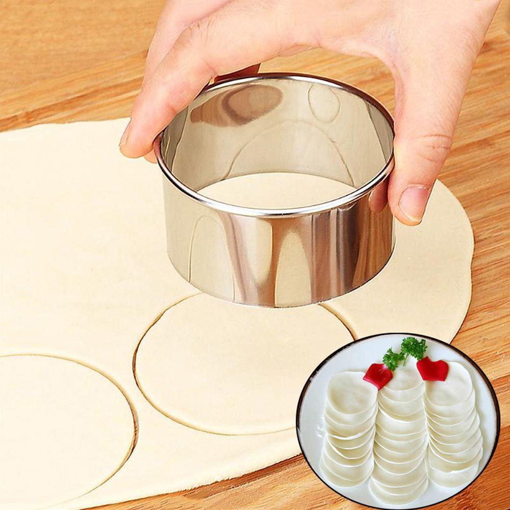 Chookyy 3pcs Cetakan Pangsit Bakeware Pastry Making Alat Pengiris Adonan Dapur