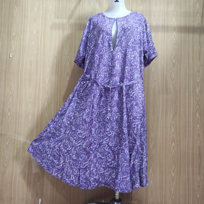 Batik Qonita Daster Rosita Saku Sleting Motif Halus 2-Motif 8