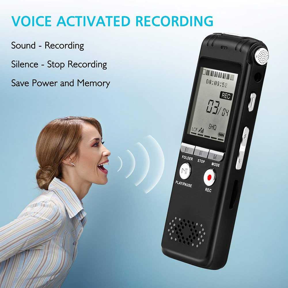 Perekam Suara HD Microphone Digital Voice Recorder 8GB - N131