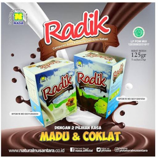 

SUSU KAMBING ETAWA. SUSU KAMBING RASA MADU DAN COKLAT. RADIK NASA