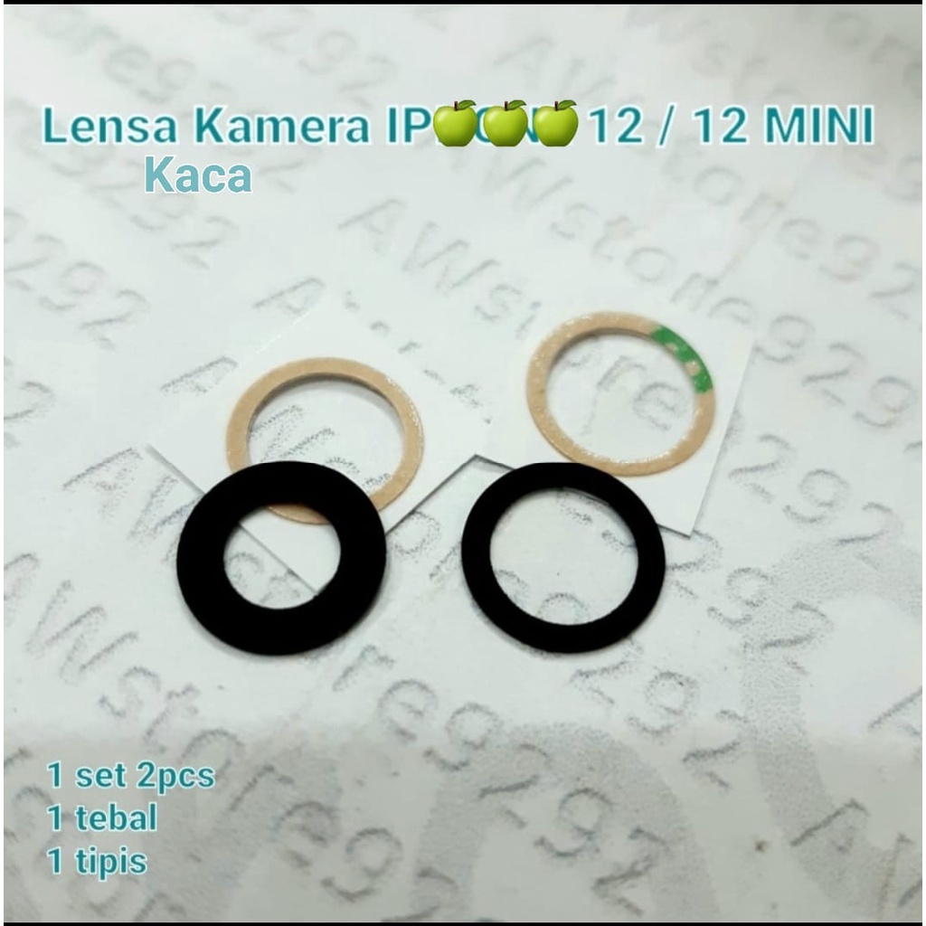 Camera Lens Lensa Kamera Kaca Kamera Belakang IP 12 / 12 MINI / IP12 Mini