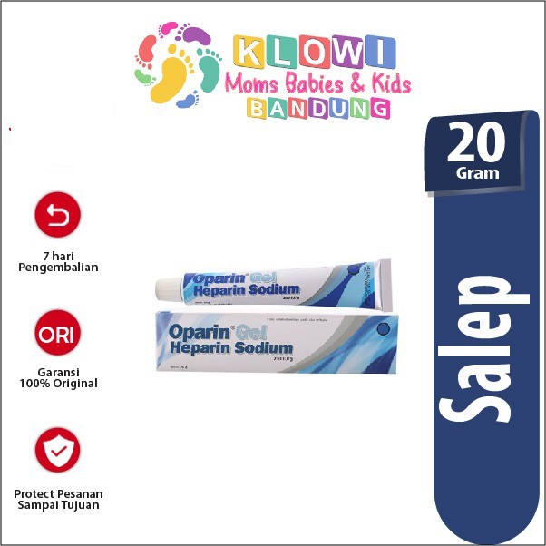 Oparin Gel 20 Gr / Heparin Sodium /Salep Memar / Lebam