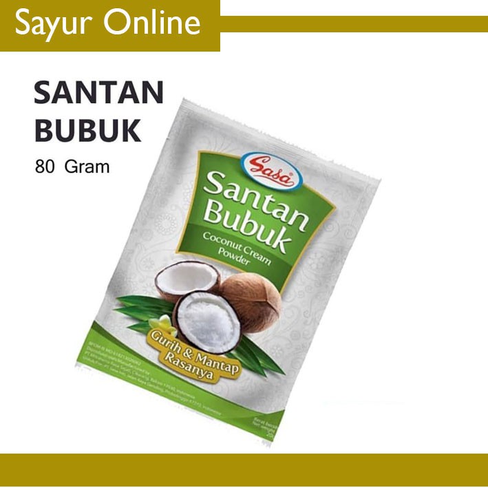 

[SayurOnline] SANTAN BUBUK SASA [80g]