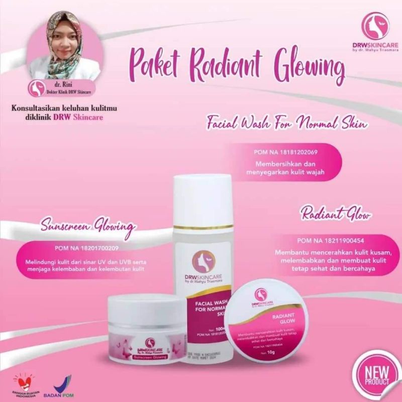 DRW Skincare Radiant (Brightening flek/Glowing/Acne/Acne Brighteng)