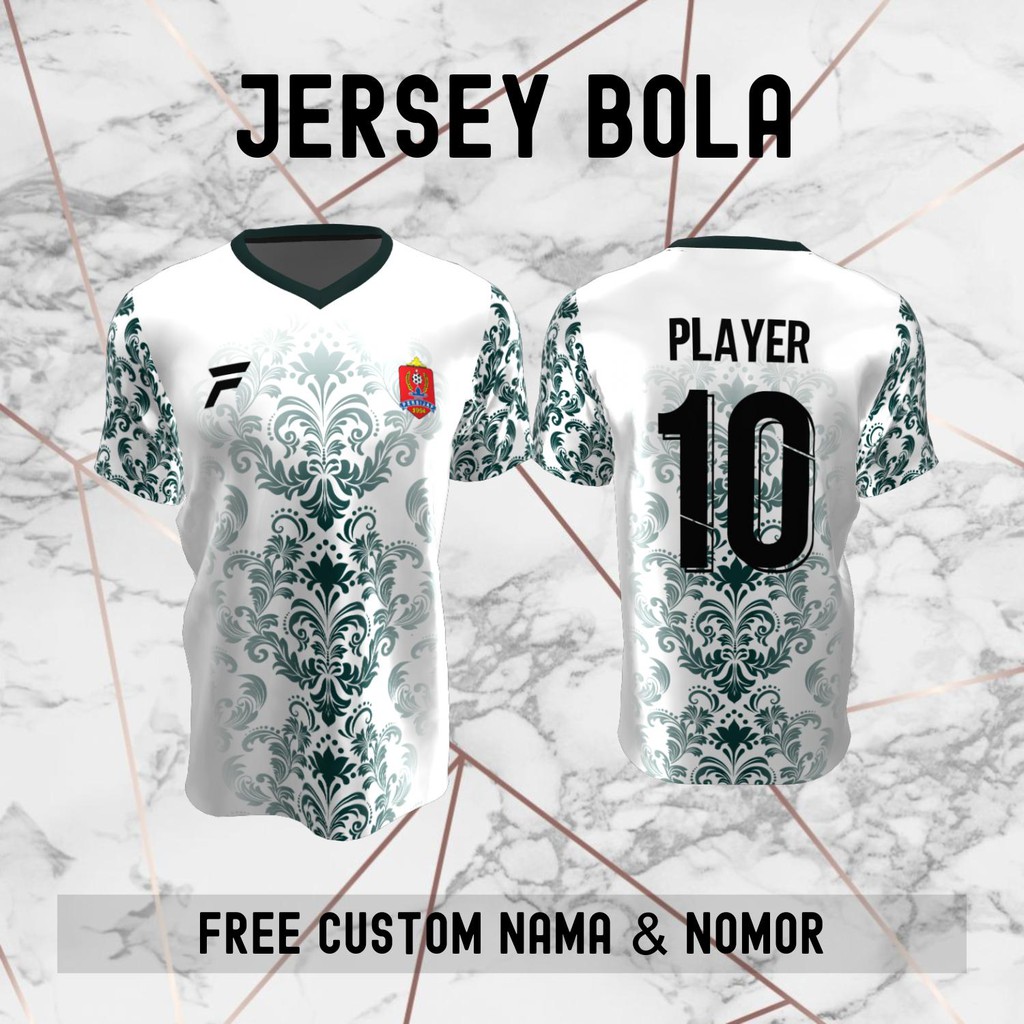 Jersey Batik Persijap Jepara Klub Bola Baju Kaos Custom Nama dan Nomor Punggung - 1110