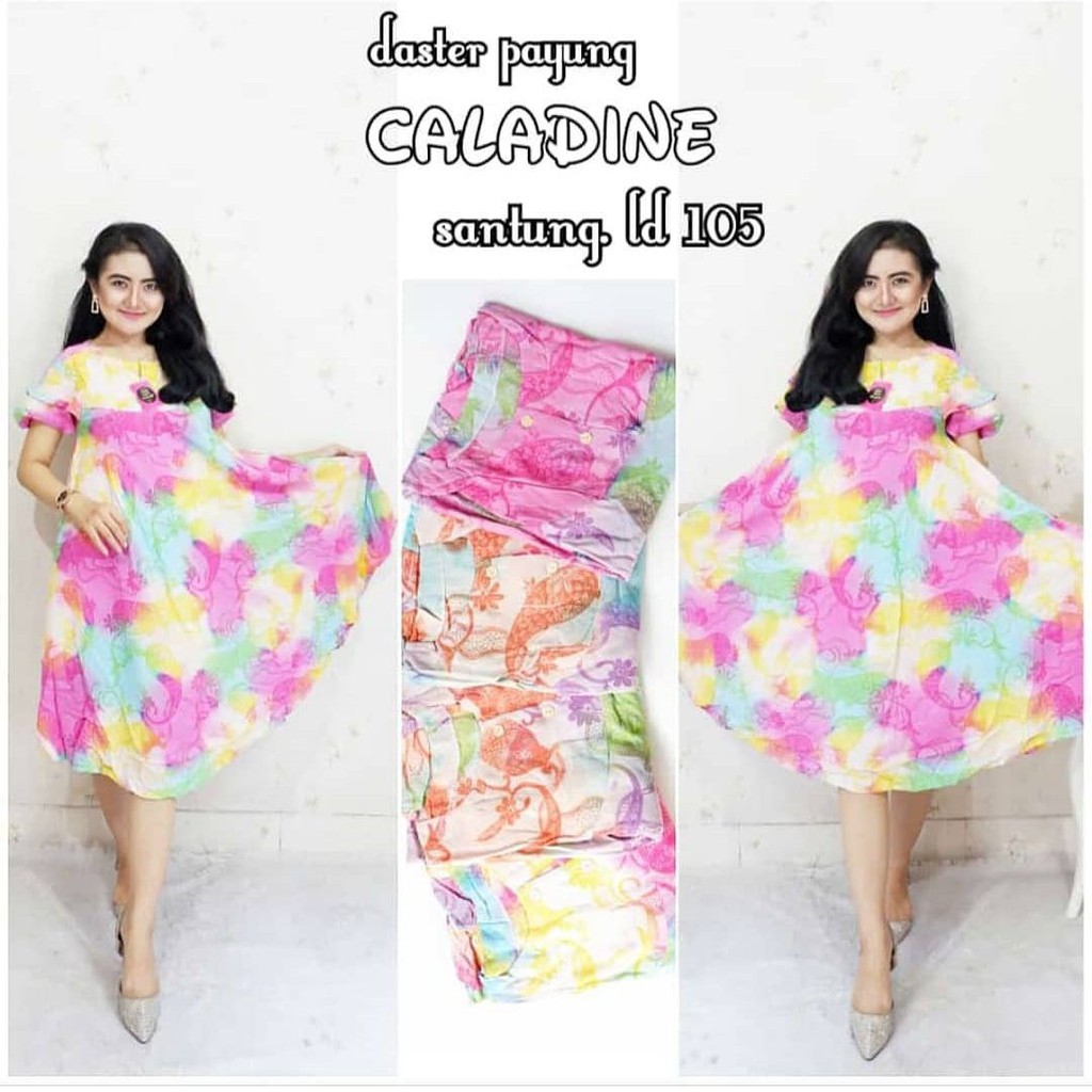 payung telaga warna | daster batik adem