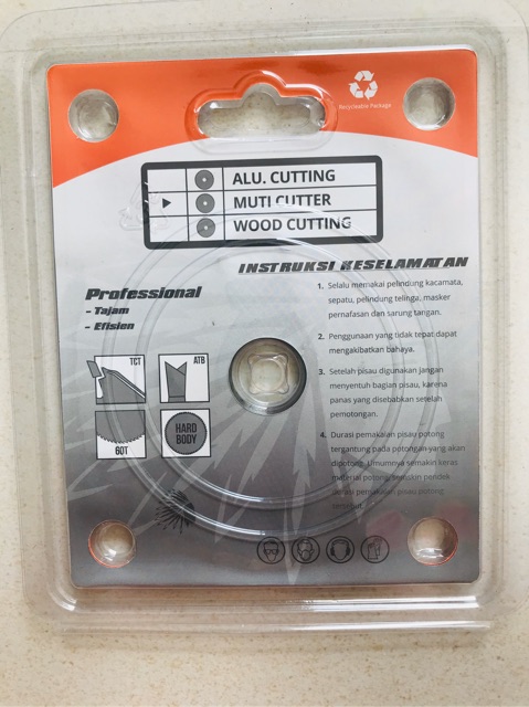Mata Potong Kayu BLACKFOOT 4’’x60T - SAW BLADE BLACKFOOT 4 inchi