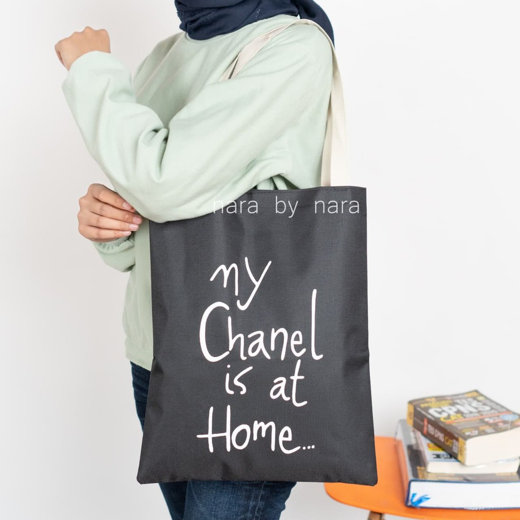 Nara Grosir - At Home Totebag l Tas Wanita