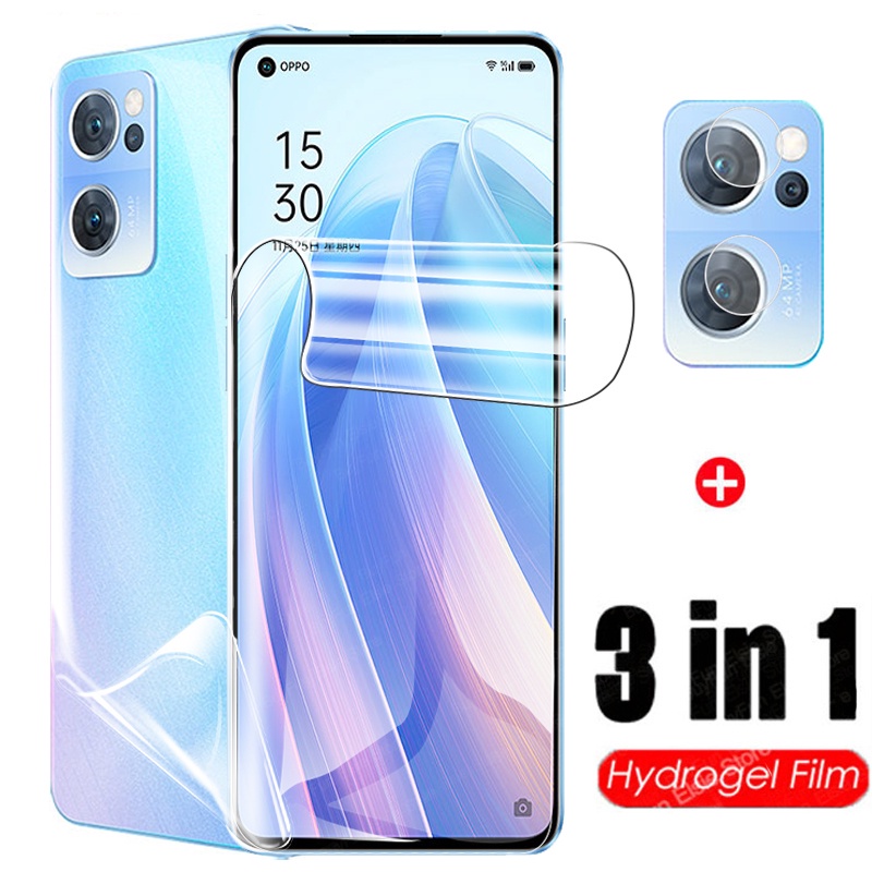 Pelindung Layar Oppo Reno 7 4G Reno 7 5G Reno 7 Z 5G Berbahan Hydrogel Paket 3 in 1