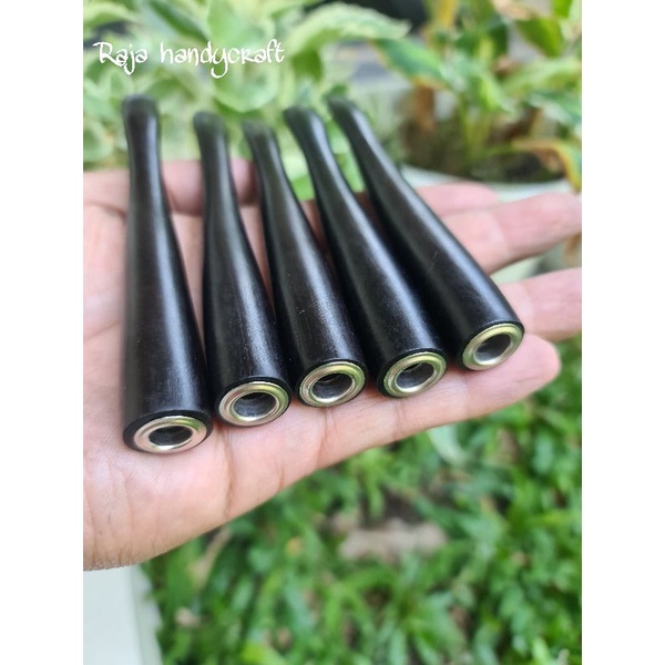 ONCE PIPA ROKOK KAYU BERTUAH GALI KELOR SERAT BESI MODEL MINI KUALITAS SUPER 100 % ASLI