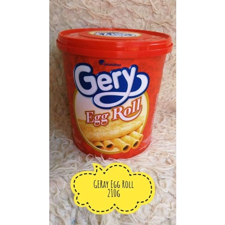 

Gery Egg Rolls 210g/ Wafer Roll/ Gery/ Gerry Egg Roll/ geri ekrol