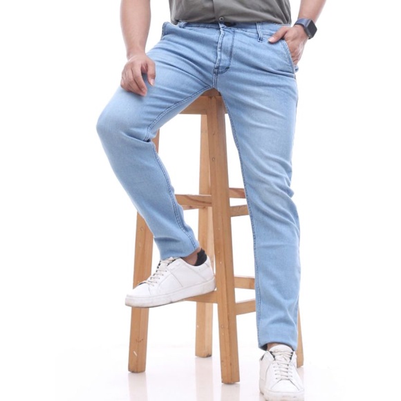 Celana Jeans Pria Dewasa Premium Pensil Denim Melar